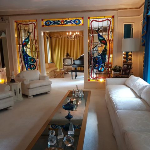 Salon w domu Elvisa Presleya, fot. Beata Pawlikowska 