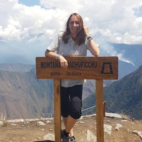 Na szczycie góry Machu Picchu