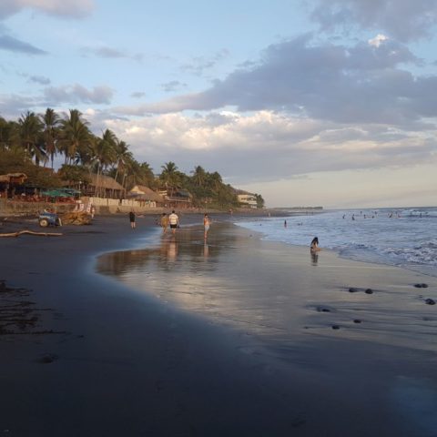 Plaża w El Tunco,  fot. Beata Pawlikowska