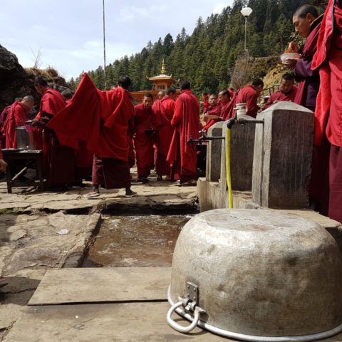 W klasztorze w górach Bhutanu, fot. Beata Pawlikowska