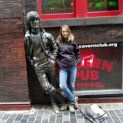 Z Johnem Lennonem na Matthew Street